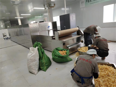非油炸豬皮微波膨化設備逐漸受到食品行業(yè)的青睞