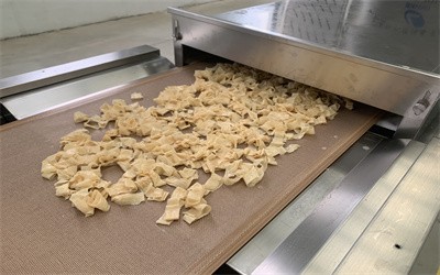 豆皮的自動化連續(xù)烘干生產(chǎn)可以通過微波設(shè)備來實現(xiàn)